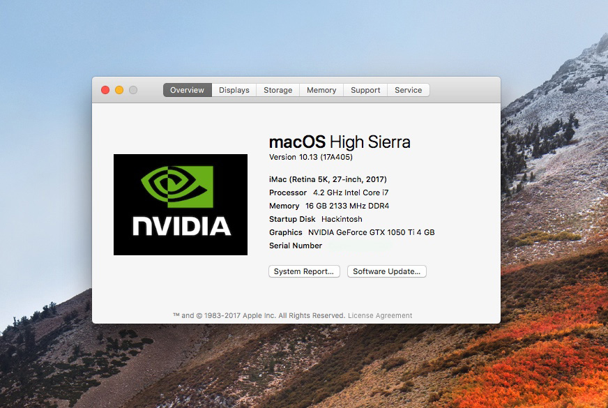 Nvidia web driver updates for macos high sierra download